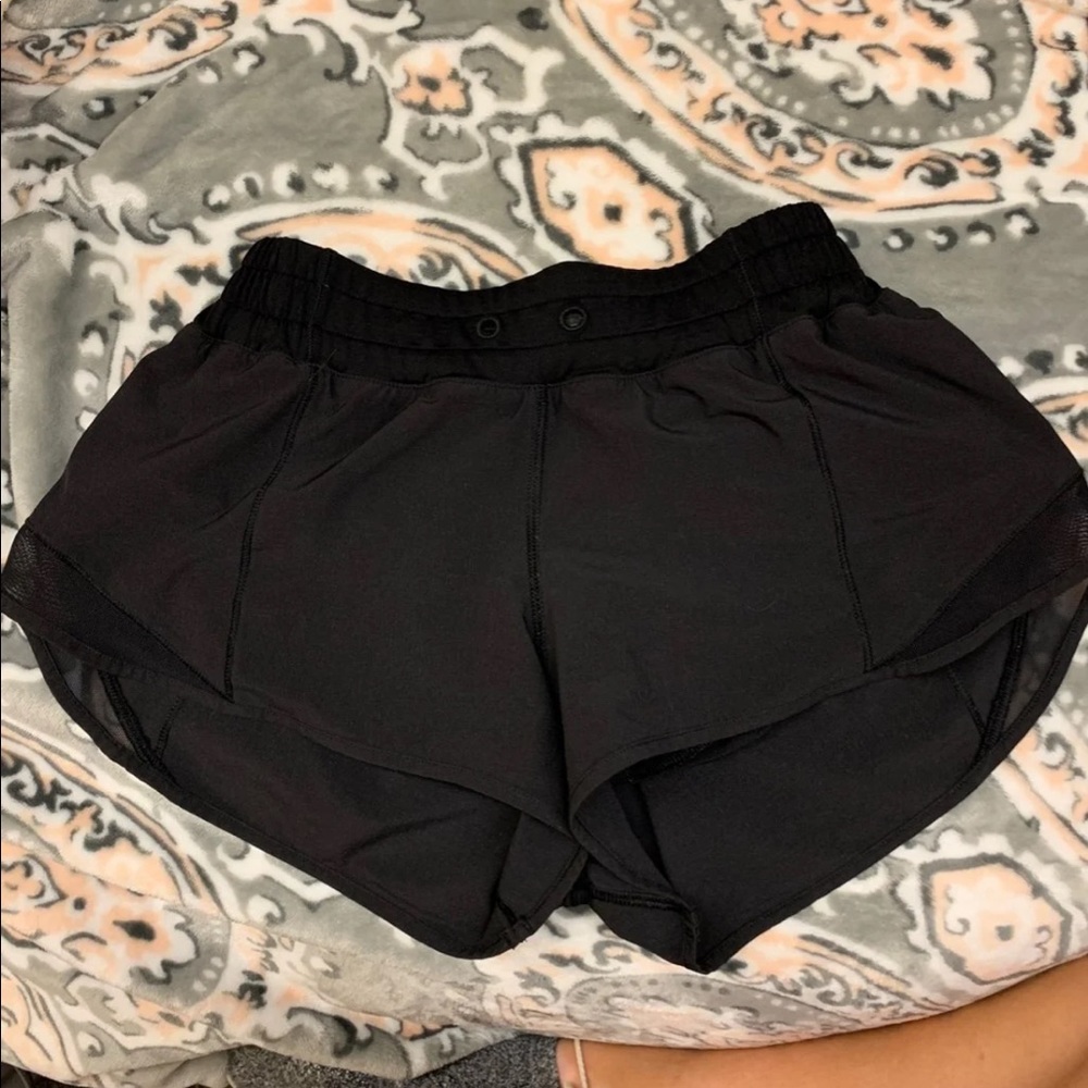 Black Hotty Hot Lululemon Shorts